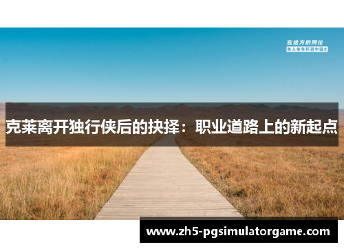 克莱离开独行侠后的抉择：职业道路上的新起点
