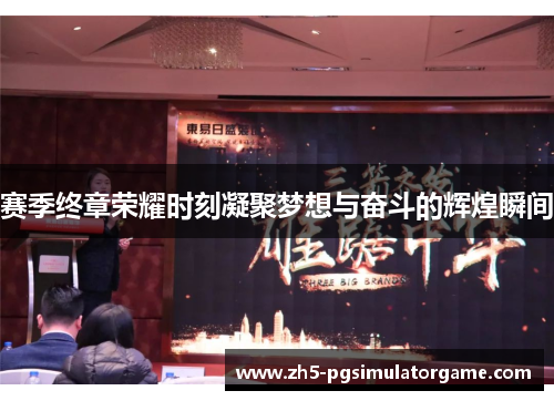 赛季终章荣耀时刻凝聚梦想与奋斗的辉煌瞬间